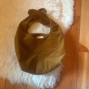 Merit Brown Corduroy Women's cosmetic makeup Bag